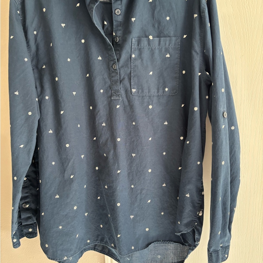 The North Face women Casual Navy Shirt - Picture 4 of 4